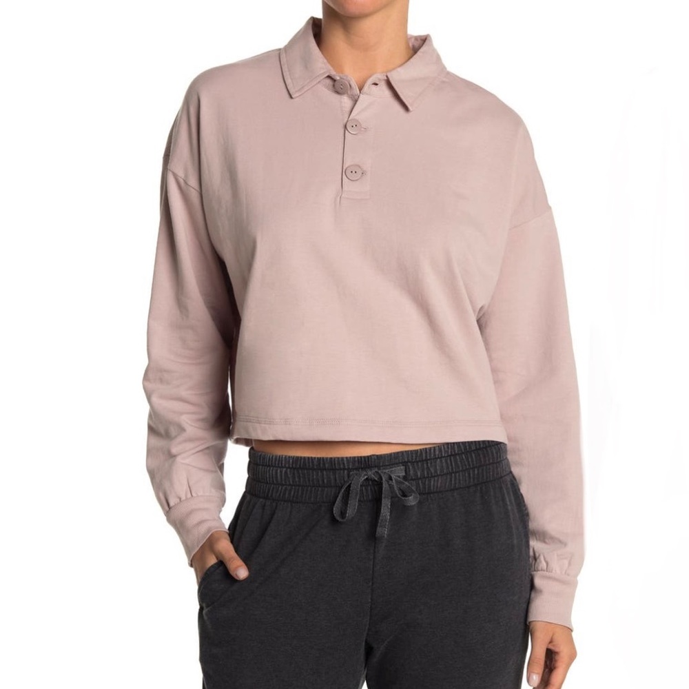 Zella crop polo